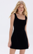 NOIR Black - Velvet Mini Dress, XS