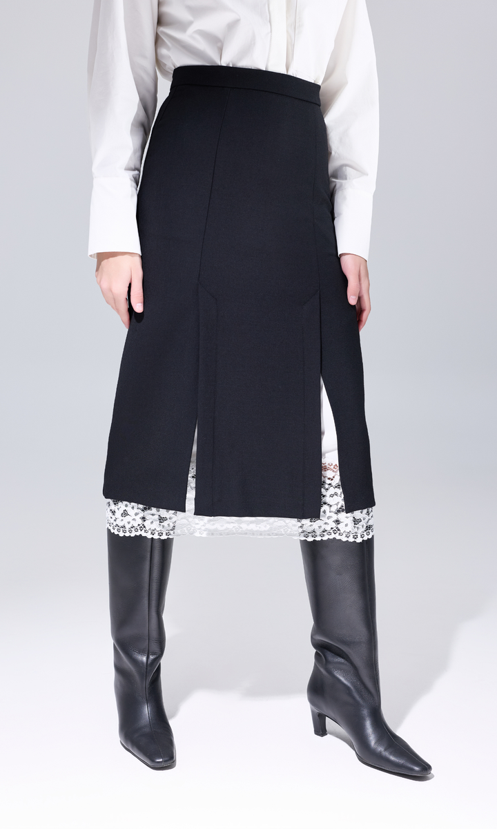 MORA Black/White Skirt, XS