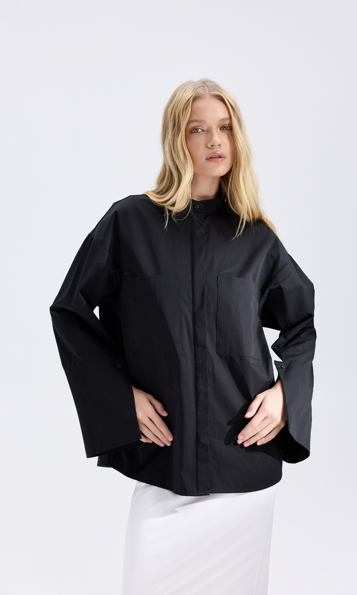 AURA Black Shirt, S-M