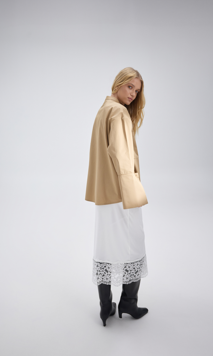 AURA Camel Shirt, S-M