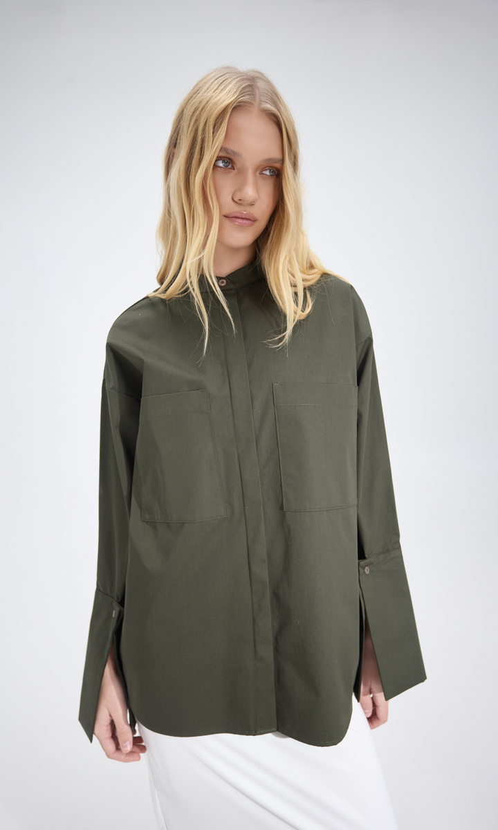 AURA Khaki Shirt, S-M