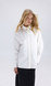 ELARA White Oversized Shirt, S-M