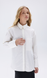 ELARA White Oversized Shirt, S-M
