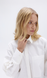 ELARA White Oversized Shirt, S-M