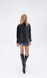 ELARA Black Oversized Shirt, S-M